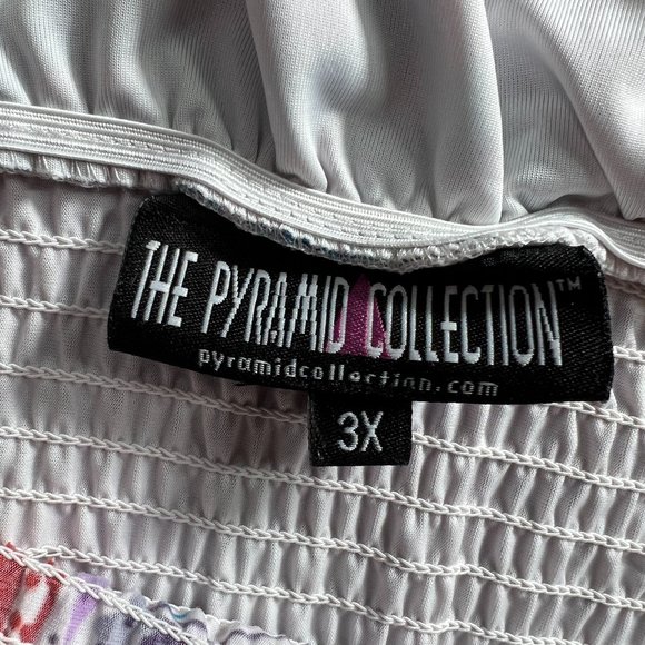 📌The Pyramid Collection Awesome Print Plus Size Maxi Dress w/ Elastic Waistline - Picture 12 of 14